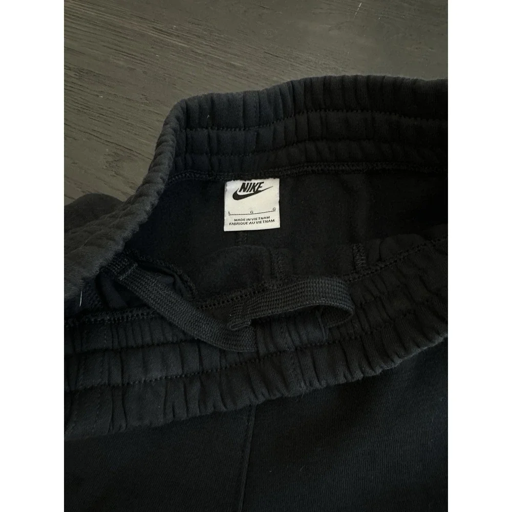 Nike Unisex Kids Pants Size‎ Large 2 Black Sweatpants Cotton Blend Black